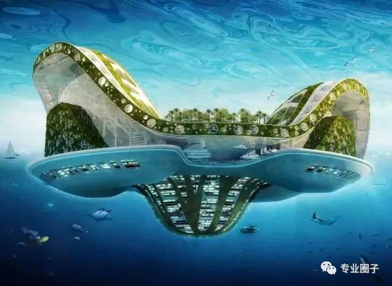 未來(lái)海洋生活新構(gòu)想，海上浮動(dòng)城市概念曝光