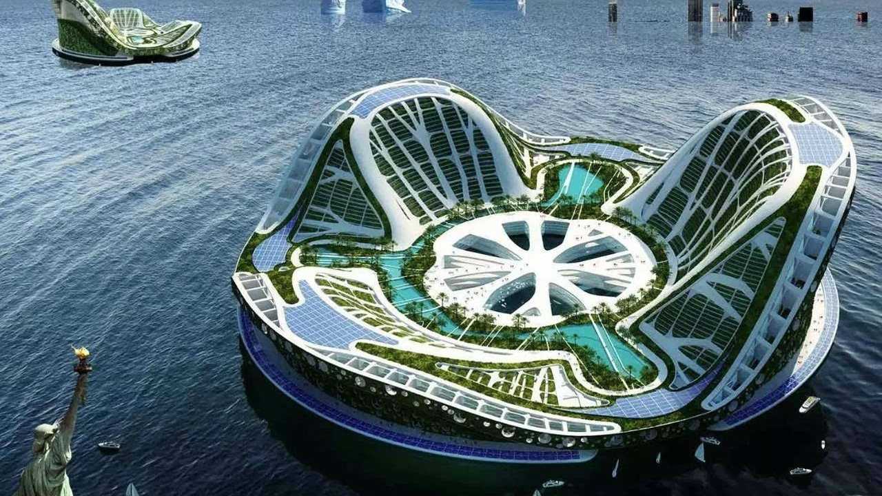 海上漂浮城市概念落地，未來(lái)生活空間的多元化展望與探索