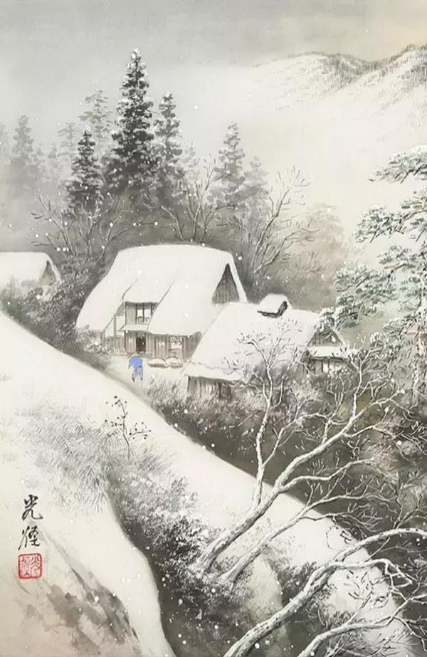 透過(guò)窗戶(hù)看雪，世界雪景盡收眼底